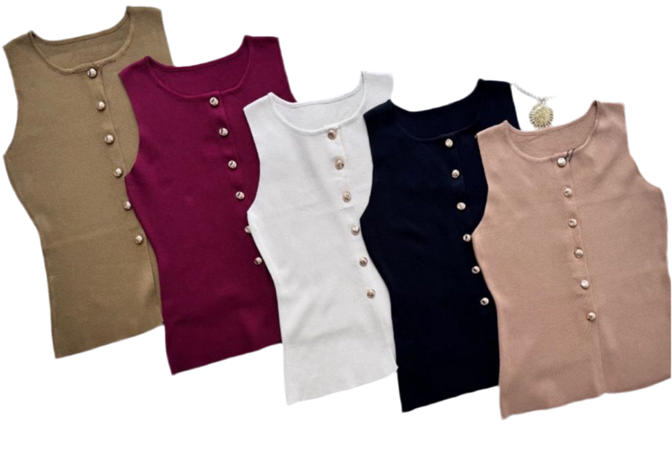 Chaleco “Trendy Buttons” ✨