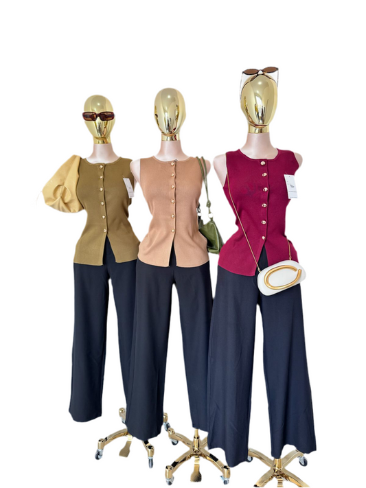 Chaleco “Trendy Buttons” ✨