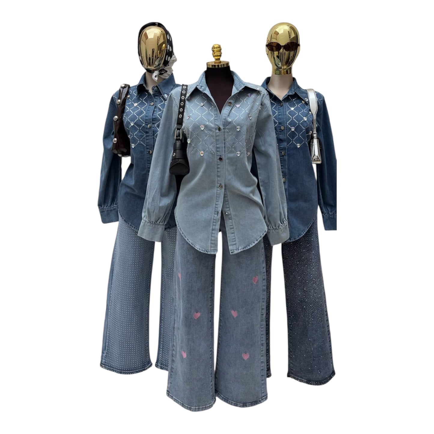 Camisa “Denim Sparkle” 💎💠