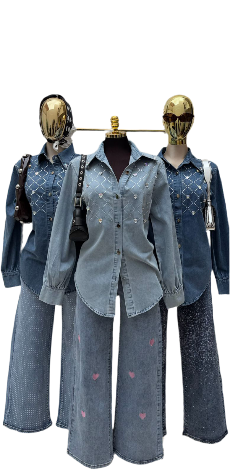 Camisa “Denim Sparkle” 💎💠