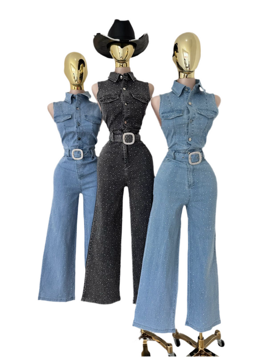 Jumpsuit Denim “Glam”💎